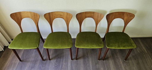 4x Niels Koefoed Eetkamerstoelen