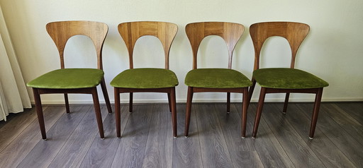 4x Niels Koefoed Eetkamerstoelen