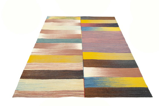 Image 1 of Handgeweven design kelim - 198 X 153 cm