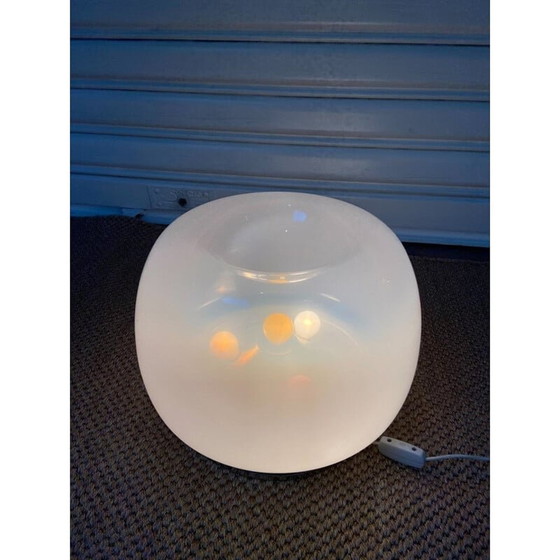 Image 1 of Vintage Mazzega lamp in glas en aluminium, 1970