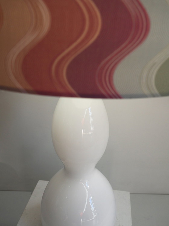 Image 1 of Vintage Yusos Salbu Lamp / Schaduw Missoni Stof