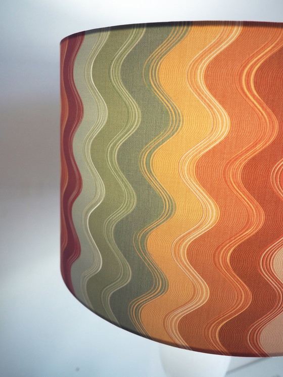 Image 1 of Vintage Yusos Salbu Lamp / Schaduw Missoni Stof