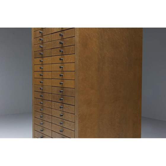 Image 1 of Vintage gehamerd metalen meubels van Frans Van Praet, België 1980