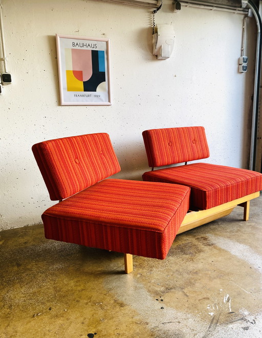 Vintage slaapbank van Walter Knoll