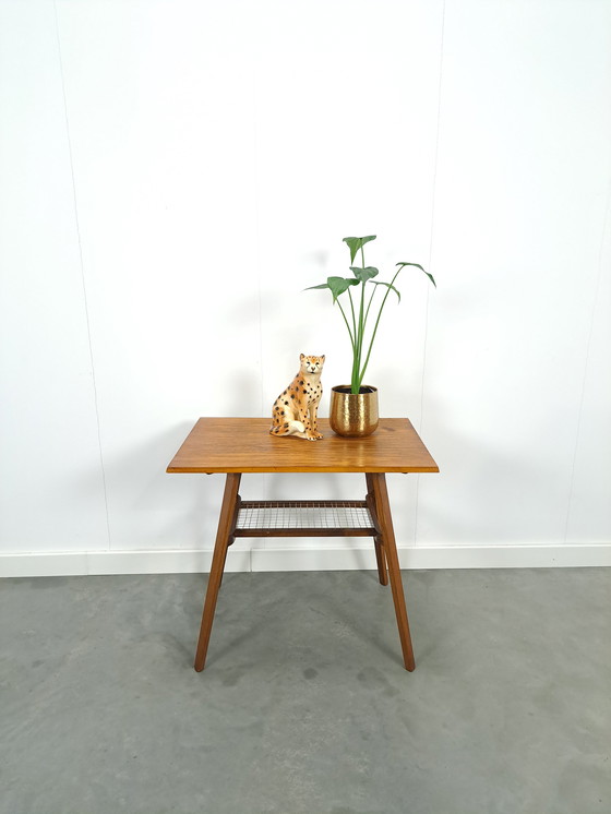 Image 1 of Design tafel Drevopodnik met kunststof net