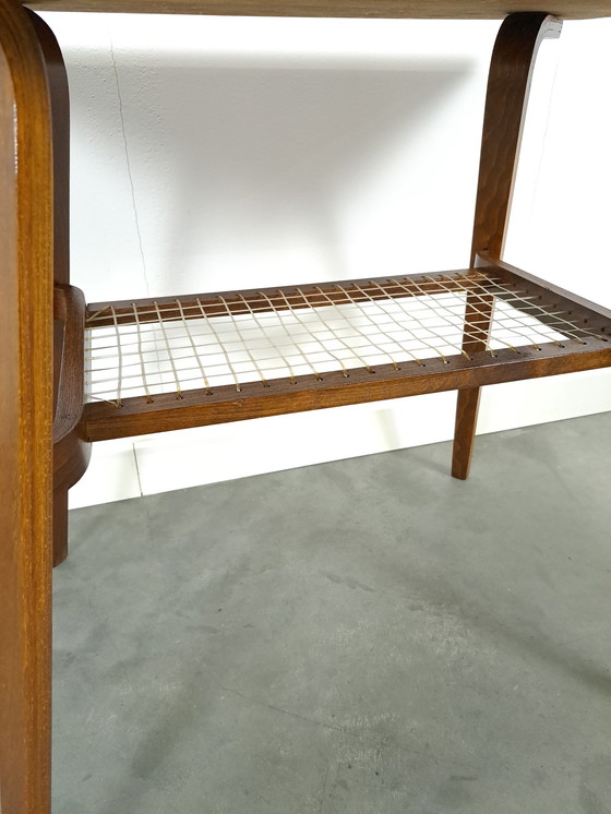 Image 1 of Design tafel Drevopodnik met kunststof net