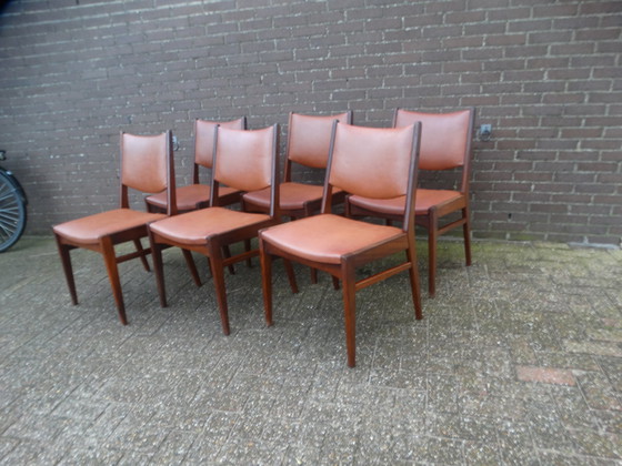 Image 1 of 6x Vintage Eetkamerstoel