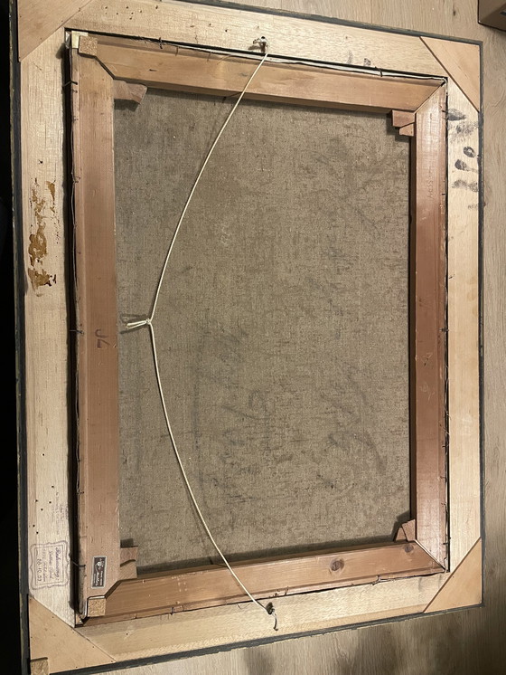 Image 1 of Willy Tiedjen Olieschilderij Eenden