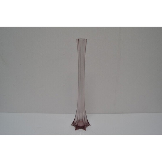 Image 1 of Vintage vaas van Tsjechisch kunstglas door Glaswerk Novy Bor, jaren 1950