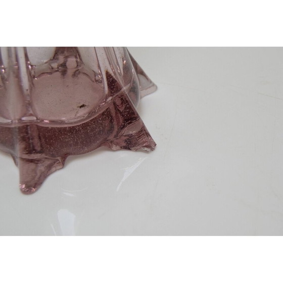 Image 1 of Vintage vaas van Tsjechisch kunstglas door Glaswerk Novy Bor, jaren 1950