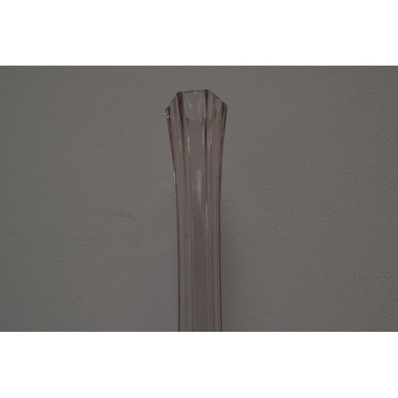 Image 1 of Vintage vaas van Tsjechisch kunstglas door Glaswerk Novy Bor, jaren 1950