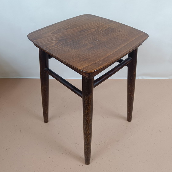 Image 1 of Vintage Houten Krukjes