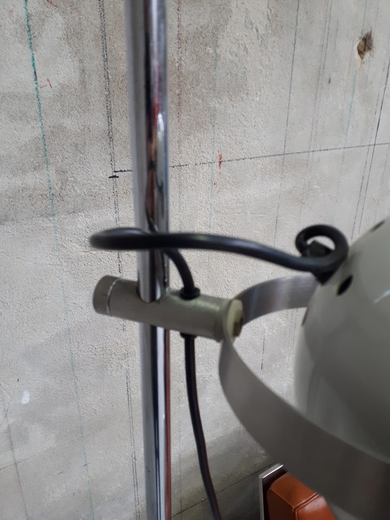 Image 1 of Vintage witte bollen vloerlamp