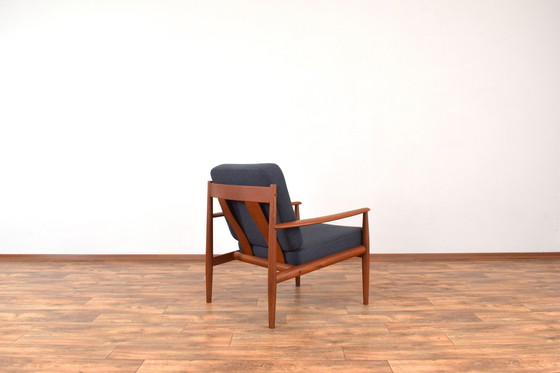 Image 1 of Mid Century Deense Teakhouten Loungestoel Door Grete Jalk Dla France & Søn, 1960S.