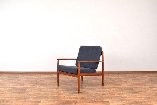 Mid Century Deense Teakhouten Loungestoel Door Grete Jalk Dla France & Søn, 1960S.