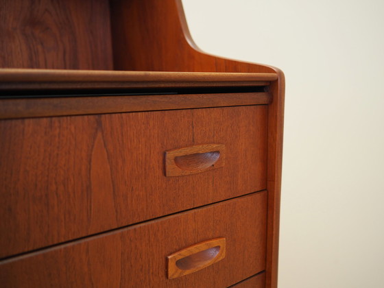 Image 1 of Teakhouten secretaire, Deens ontwerp, 1970S, Productie: Denemarken