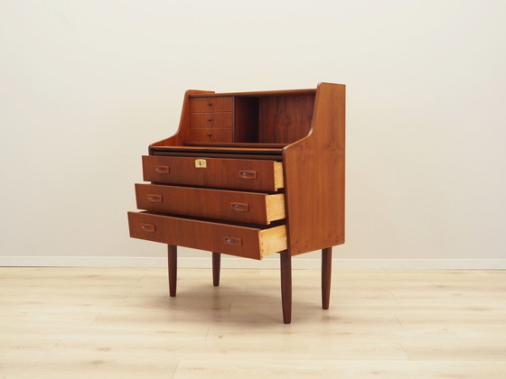 Image 1 of Teakhouten secretaire, Deens ontwerp, 1970S, Productie: Denemarken