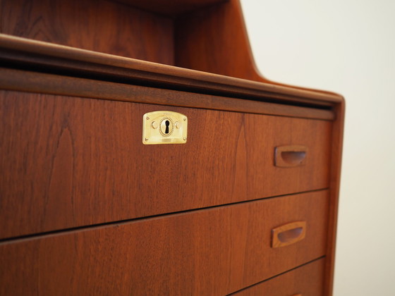 Image 1 of Teakhouten secretaire, Deens ontwerp, 1970S, Productie: Denemarken