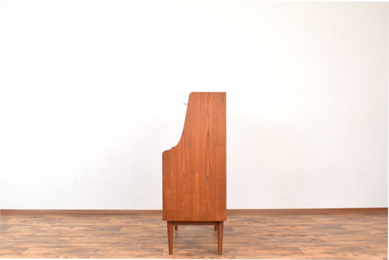 Image 1 of Mid Century Deense teakhouten secretaire van Gunnar Nielsen voor Tibergaard, 1960S.