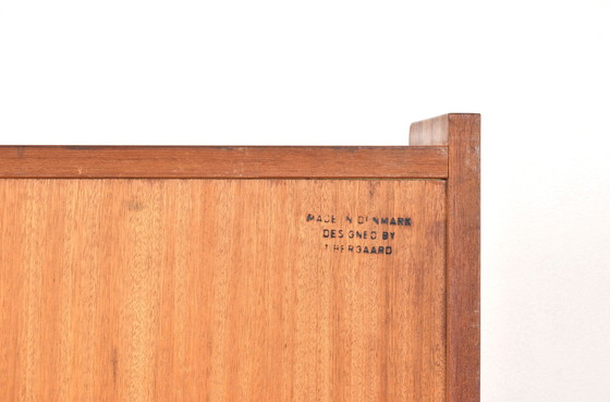 Image 1 of Mid Century Deense teakhouten secretaire van Gunnar Nielsen voor Tibergaard, 1960S.