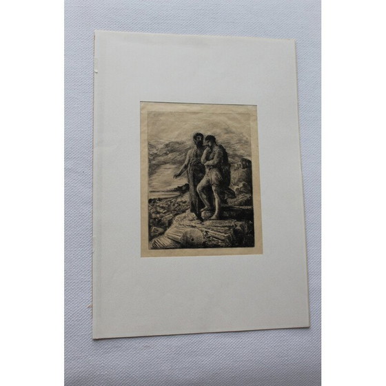 Image 1 of Oude papiergravure, Japan