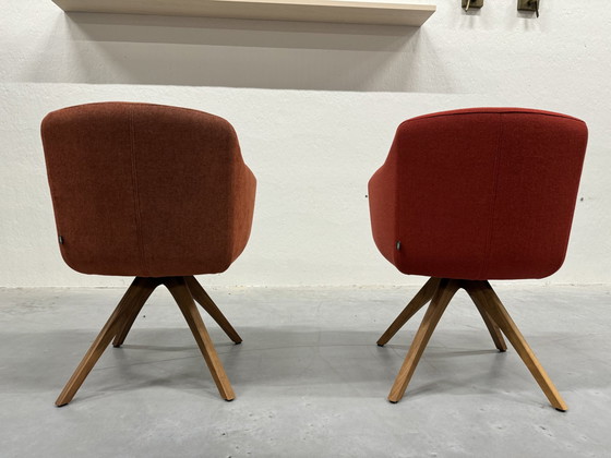 Image 1 of 2 Rolf Benz 640 Eetkamerstoelen Stof