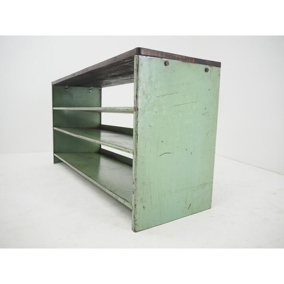 Image 1 of Vintage industriële lage planken, 1960