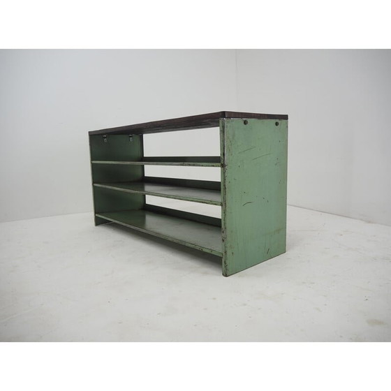 Image 1 of Vintage industriële lage planken, 1960