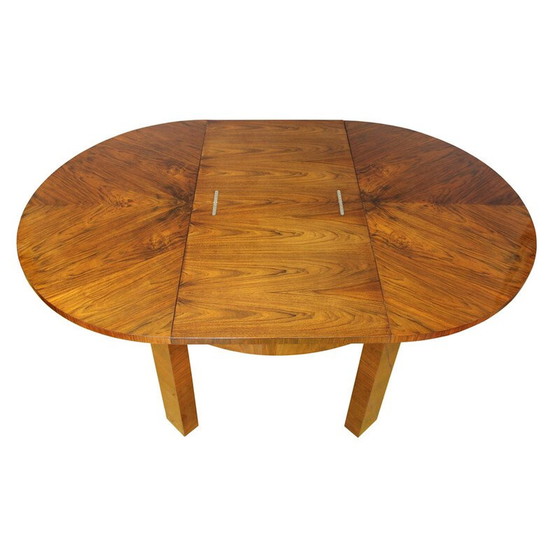 Image 1 of Vintage modernistische uitschuifbare eettafel, jaren 1930