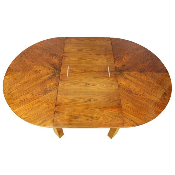 Image 1 of Vintage modernistische uitschuifbare eettafel, jaren 1930