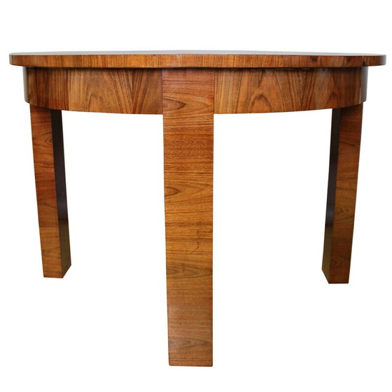Image 1 of Vintage modernistische uitschuifbare eettafel, jaren 1930