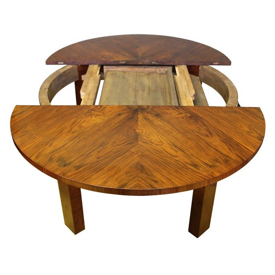 Image 1 of Vintage modernistische uitschuifbare eettafel, jaren 1930