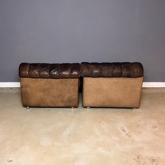 Image 1 of Modulaire 2- Seat Sofa In Patina Patchwork 