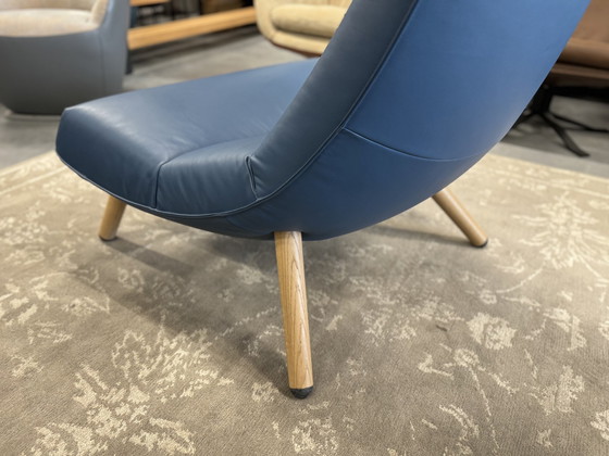 Image 1 of Montis Olivier Fauteuil blauw leer 