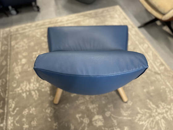 Image 1 of Montis Olivier Fauteuil blauw leer 