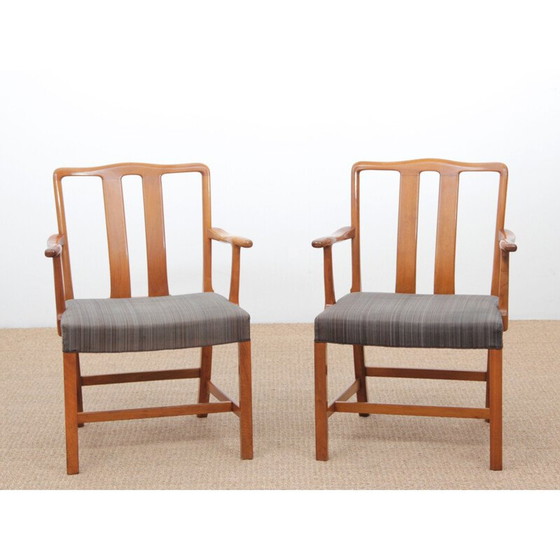 Image 1 of Set van 2 vintage stoelen Scandinavisch FH43