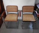 2x Marcel Breuer Cesca chair