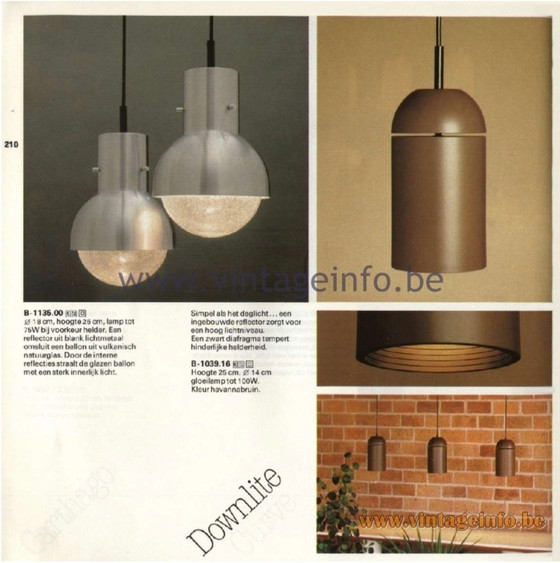 Image 1 of Raak Amsterdam B-1039 Downlite hanglamp.