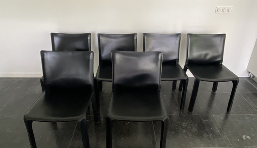 6x Cassina cab chairs