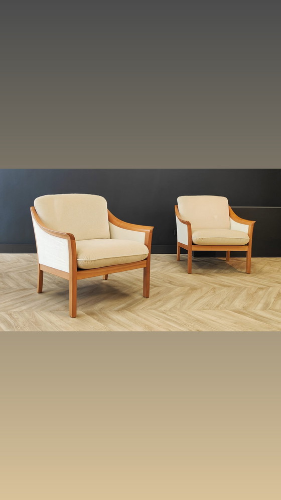 Image 1 of 2x Mid Century fauteuils