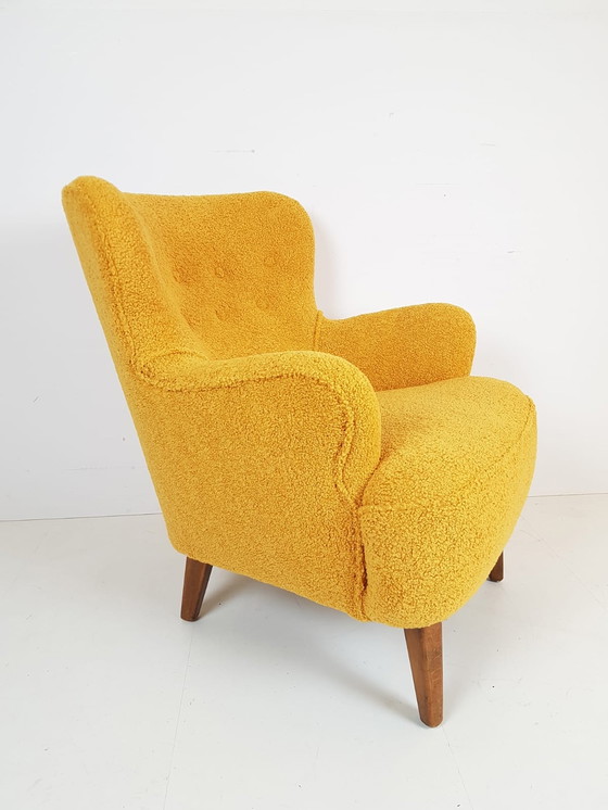 Image 1 of Artifort fauteuil Theo Ruth geel