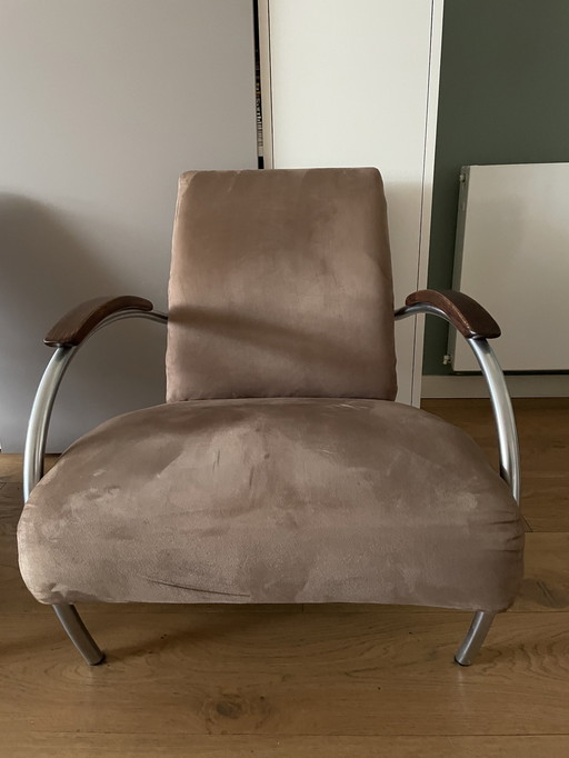 Gelderland 5470 fauteuil - taupe - set van 2 of los te koop