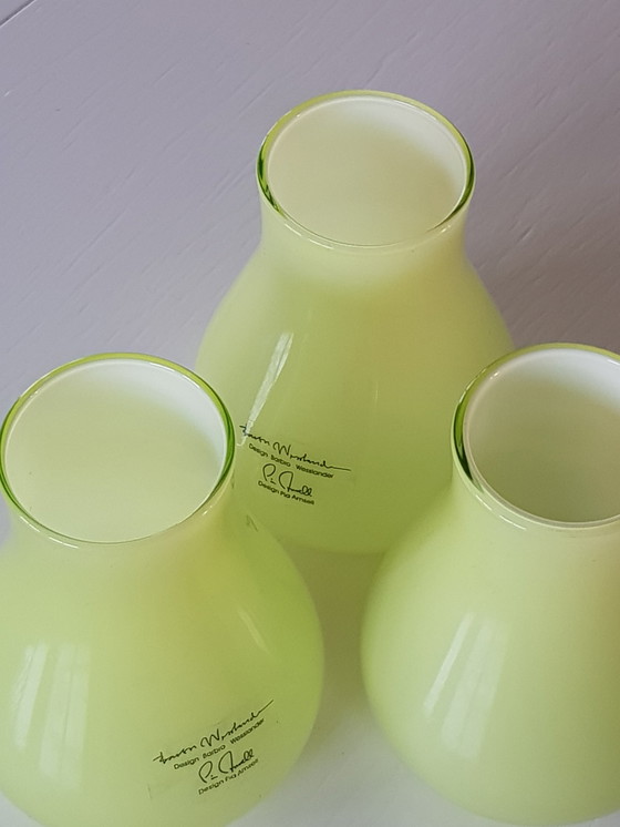 Image 1 of 3x Vintage vazen door Pia Amsell & Barbro Wesslander Designs