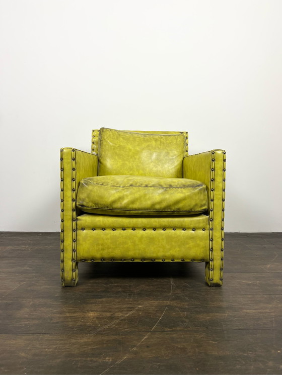 Image 1 of Vintage fauteuil neon geel