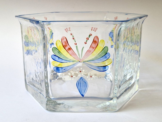 Image 1 of Sea Kosta Handbeschilderde Bowl by Renate Stock