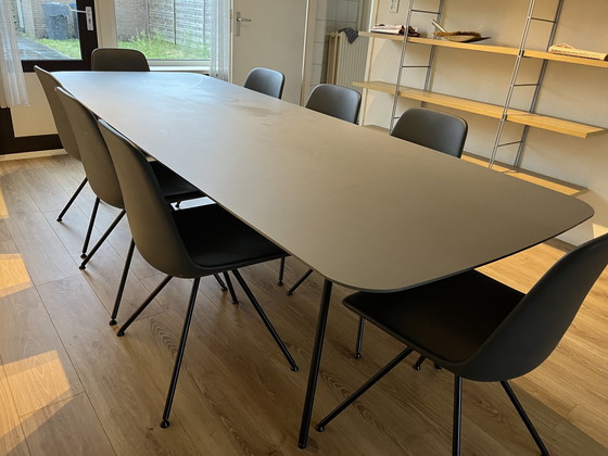 Image 1 of Strain Eetkamertafel Plus 8 Tonon Step Stoelen