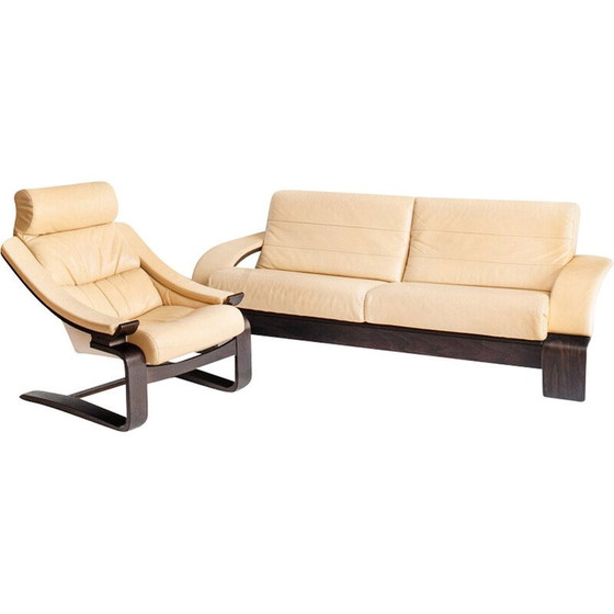 Image 1 of Vintage woonkamer set "Kroken" door Åke Fribytter voor Nelo Möbel, Zweden 1960