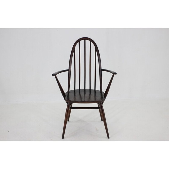Image 1 of Set van 6 vintage Windsor eetkamerstoelen van Lucian Ercolani, Italië 1960
