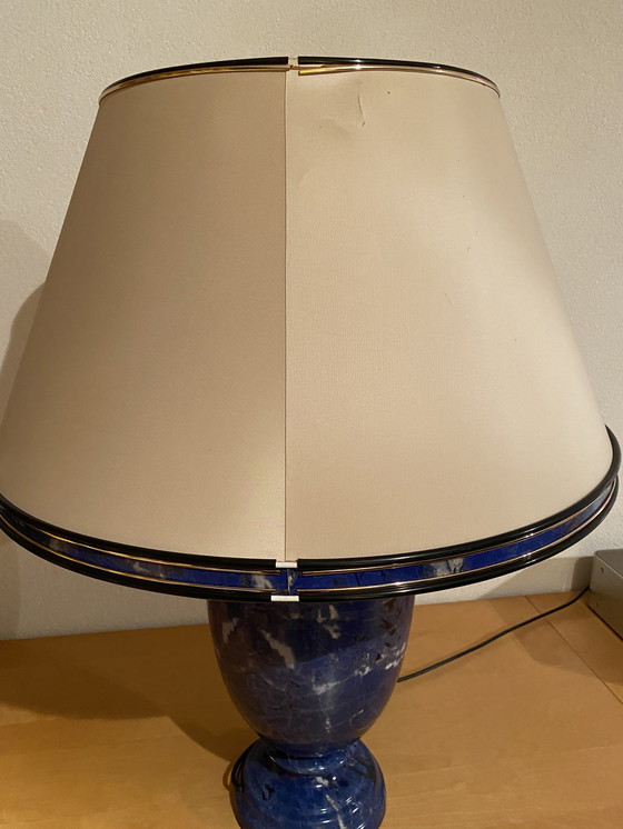 Image 1 of Paolo Marioni lamp met porseleinen voet