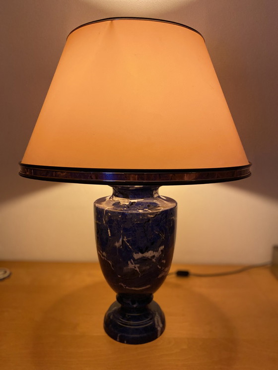 Image 1 of Paolo Marioni lamp met porseleinen voet